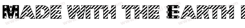 Made with the Earth in Mind字体转换
